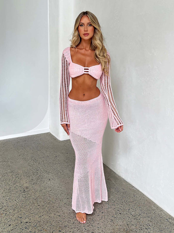 Cozy Chic Knit Maxi Suit