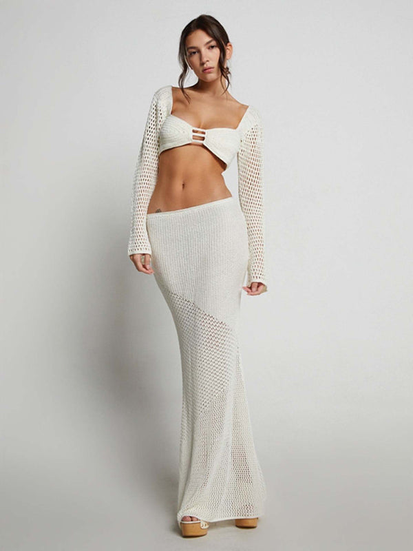 Cozy Chic Knit Maxi Suit