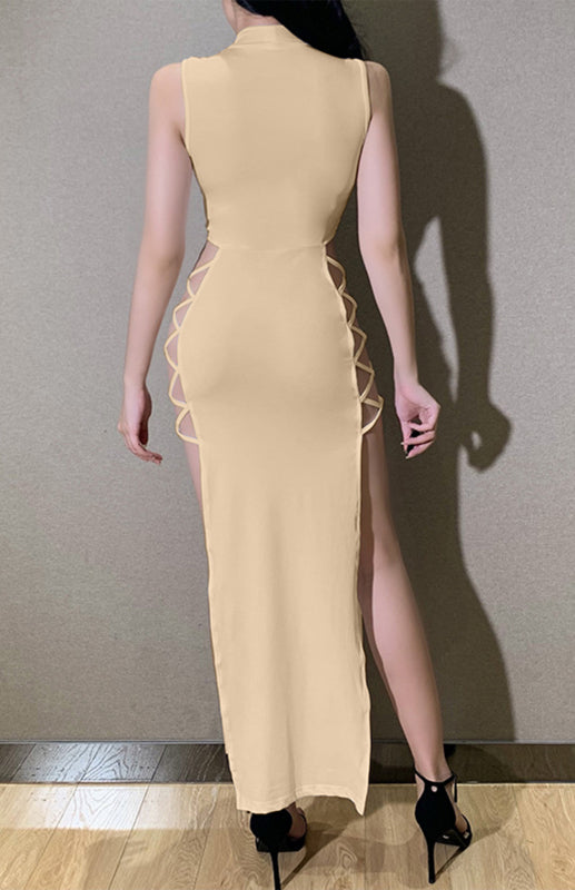 Summer Sexy High-Slit Strappy Dress - NOVA VOGUE