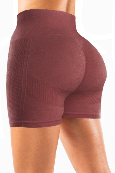 Seamless Scrunch Yoga Shorts - NOVA VOGUE